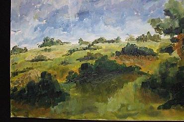 box: SLIKA PEJZAŽ, IMPRESIONIZAM, ULJE NA PLATNU, 40 X 50 | Slika sa — 3
