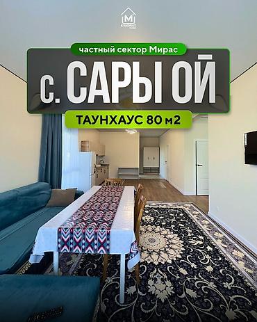 дом пр: 🏡 Продается таунхаус на 3 линии в частном секторе Мирас 📍 Иссык-Куль — 1