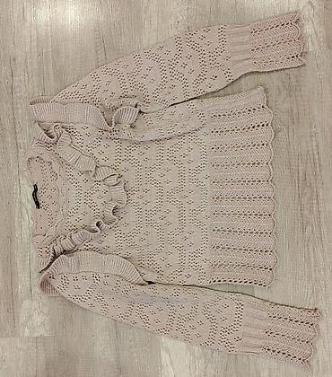 Кофты, свитеры: ✨ Zərif Toxuma İncə Kofta ✨ 👗 Ölçü: S (36) 🎨 Rəng və Stil: Krem / — 1