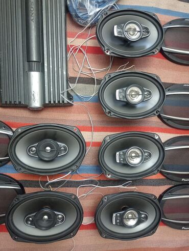 Dinamiklər və sabvuferlər: Avtomobil üçün audio paket Komplekt: - 6 ədəd Pioneer oval koaksial — 8