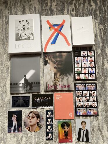 Китептер, журналдар, CD, DVD: BTS Официальные альбомы Бережно хранились, состояние отличное