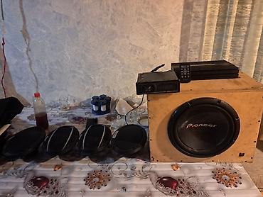 maşın dinamik: Avto səs sistemi komplekti - Subwoofer: Pioneer markalı, ağac — 1