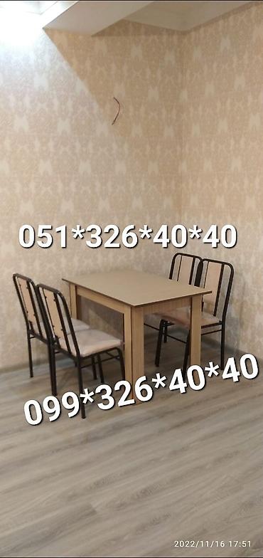 Masa və oturacaq dəstləri: Mətbəx üçün, Yeni, Dördbucaq masa, 4 stul — 30