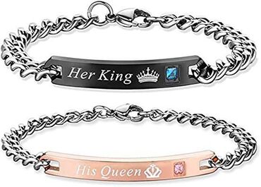 Другая бижутерия: Парные браслеты Ц His Princess и Her Prince — символ нежной связи и