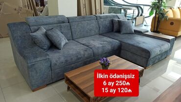 Divan və masa dəstləri: Yeni, Künc divan, Qonaq otağı üçün, Açılan — 22