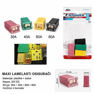 KMT Priključite mali umetak osigurača 2001004 - Tip: maxi lamelasti