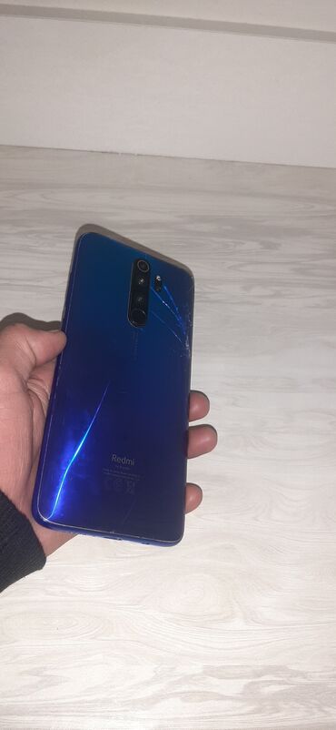 скупка морозильника: Redmi, Redmi Note 8 Pro, Колдонулган, 64 ГБ, түсү - Көк, 2 SIM