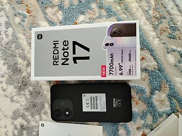 Redmi, Redmi Note 16, Новый, 256 ГБ, цвет - Черный, 2 SIM