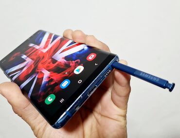 самсунк а 71: Samsung Galaxy Note 8, Колдонулган, 256 ГБ, түсү - Көк, 2 SIM