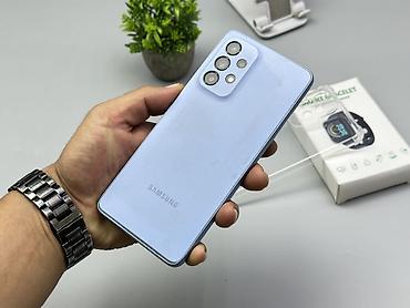 Samsung Galaxy A33 5G, Б/у, 128 ГБ, цвет - Голубой, 2 SIM at lalafo.kg Samsung Galaxy A33 5G, Б/у, 128 ГБ, цвет - Голубой, 2 SIM