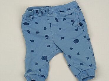 spodnie ocieplane dla chłopca: Spodnie dresowe, Cool Club, 0-3 m, stan - Dobry