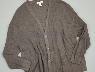 eleganckie bluzki z dekoltem v: Kardigan, H&M, S, stan - Bardzo dobry