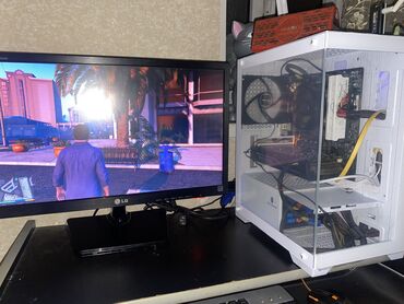 Kompüter və noutbuk aksesuarları: Yeni yığılıb 22 inc full hd monitor Ddr4 16 gb ram 3200 mhz, ryzen 7