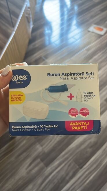 tutacaqlı xodunkalar: Wee Baby Burun Aspiratoru Seti – Avantage Paketi Iwlenmeyib, yenidi