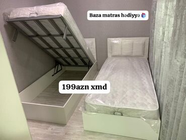 Masalar: Yeni, Təknəfərlik çarpayı, Bazalı, Matras ilə, Siyirməsiz