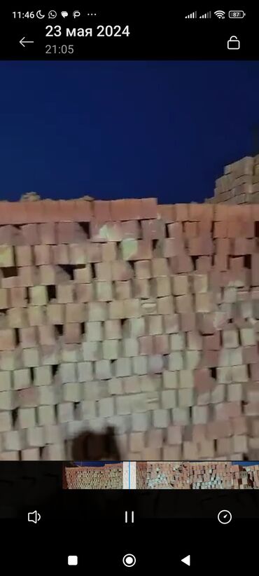 Строительный кирпич: Полнотелый, таблетка, Жженый кирпич, Полублок, 250×120×90 — 8