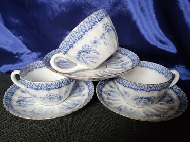 Kuhinjski setovi: Soljice porcelanske vintaz za kafu,caj. Soljice komada 3 u — 1