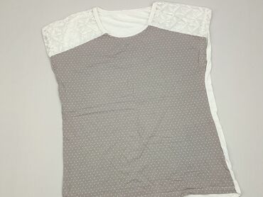 bluzki granatowa w białe groszki: Блуза жіноча, M, стан - Хороший