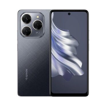 cubot телефон: Tecno Spark 20 Pro, Колдонулган, 256 ГБ, түсү - Кара, 2 SIM