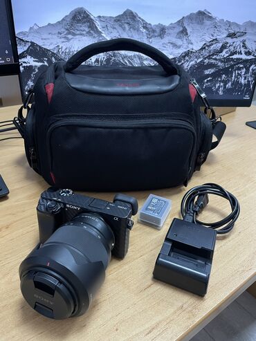 сумка для видеокамеры и фотоаппарата: Продается Фотоаппарат! Сатылат! - Sony α6300 Объектив - Sony FE