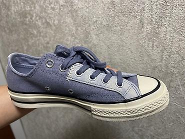 изи кроксы: Кроссовкалар, 37, Converse, Жаңы, түсү - Көгүлтүр, Өзү алып кетүү — 3