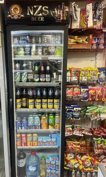 Soyuducu vitrinləri: NZS Beer markalı vitrin-soyuducu - Brend: NZS Beer (üst paneldə