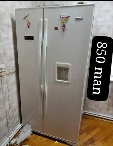 beko soyuducularin qiymetleri: 2 qapılı Beko Soyuducu Satılır, rəng - Ağ, Dispenserli