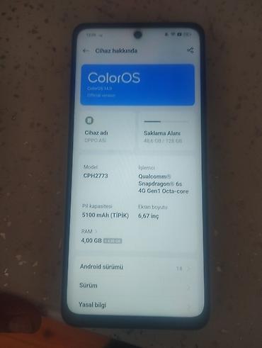msi 17.3" gl75: Oppo 128 GB, rəng - Bənövşəyi, Barmaq izi — 2