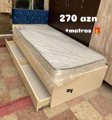 Çarpayılar: Yeni, Təknəfərlik çarpayı, Bazasız, Matras ilə, Siyirməsiz, Azərbaycan