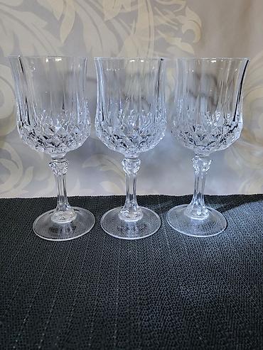 Čaše: Case kristal za vino d,argues francuske iz 80ih.god. Case kristal za — 3