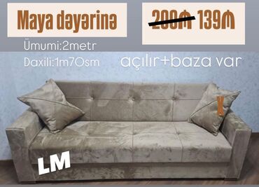 Masa və oturacaq dəstləri: Di̇van-kravat, Yeni, Açılan, Bazalı, Parça, Ödənişli çatdırılma