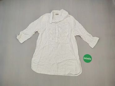 Koszule i bluzki: Koszula, S (EU 36), wzór - Linia, kolor - Biały
