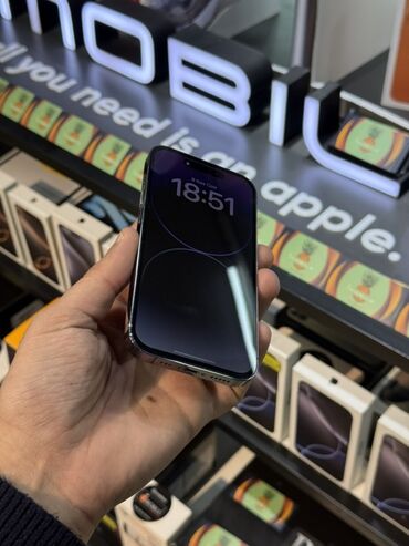 Apple iPhone: IPhone 14 Pro, 128 GB, Deep Purple, Simsiz şarj — 12