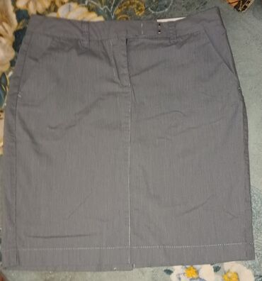 crna suknja od tila: S (EU 36), Midi, color - Grey