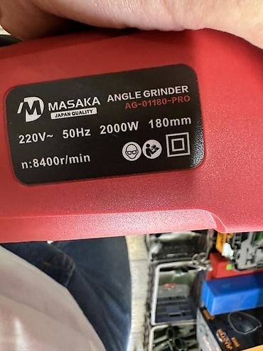 masaka: Углошлифовальная машина (болгарка) MASAKA AG-01180-PRO — 2