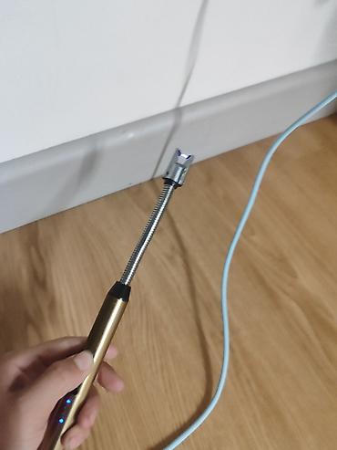 необычные зажигалки: Электрическая USB‑зажигалка с гибкой гусиной шеей - Тип: дуговая — 1