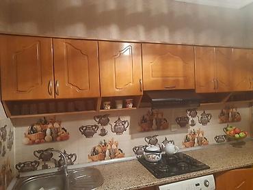 Кухонные гарнитуры: Mətbəx mebeli dəsti - Material: ağac teksturalı MDF/DPQ fasadlar — 3