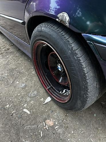 bmw e36 katalizátor: Arxa qabaq İkisidə Razvalka BMW üçün 16" polad disk və şin dəsti - — 1