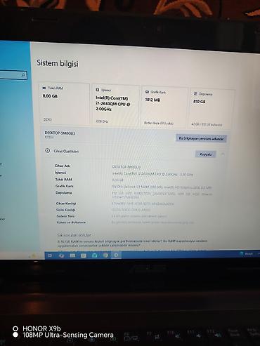 asus j101: ASUS noutbuk - Ekran: 15.6" (şüşəli parlaq panel) - Əməliyyat — 5