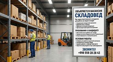 продаю склад: Кладовщик — 1