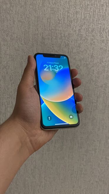 iphpne x: IPhone X, 64 GB, Gümüşü