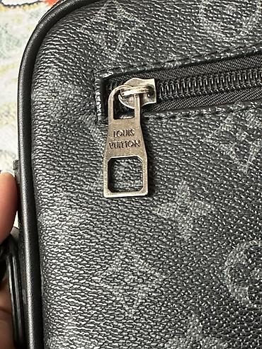 lv: Сумка через плечо Louis Vuitton, цвет графит/черный, монограмма — 4