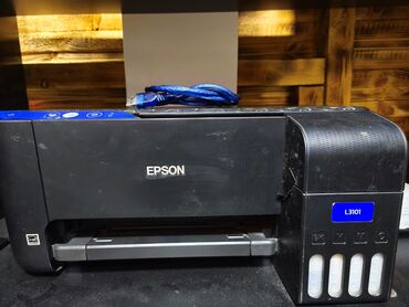 samsung tab a: Epson L3101 Rəngli printer satılır. İşlək vəziyyətdədir, Problemi