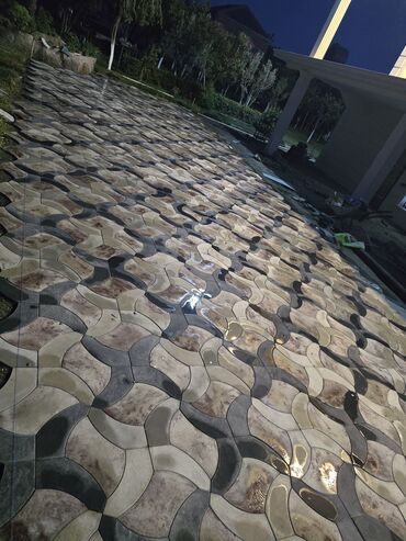 Döşəmə işləri: Hər növ daşların döşənməsi — 8