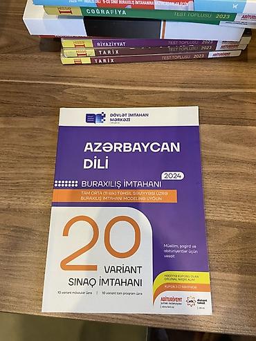Testlər: Məhsul: “Azərbaycan dili – Buraxılış imtahanı 2024” sınaq toplusu — 1