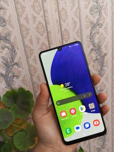 Техника и электроника: Samsung Galaxy A22, Б/у, 64 ГБ, цвет - Черный, 2 SIM