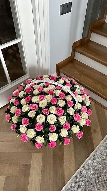 корзину: 101 роза в корзине Соберем корзины на любой вкус и бюджет 🥰 Цветы по — 3