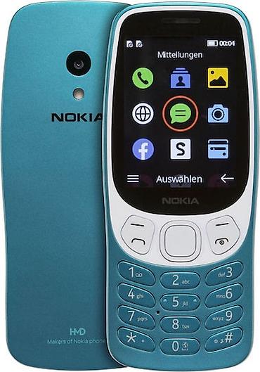 niokia 3310: Nokia 3310, rəng - Mavi, Düyməli — 1