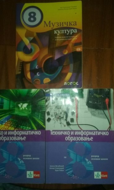 Books, Magazines, CDs, DVDs: Tehničko udzbenik 650din. radna sveska Klet-400din. Muzičko