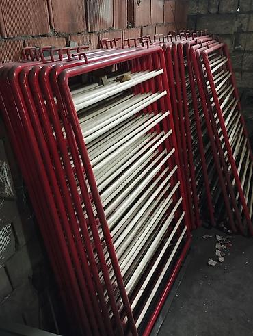 vinil divar: Metall turniket hasar panelləri - Material: möhkəm metal boru — 1